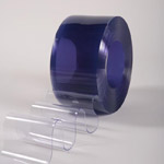 PVC Strip Roll Clear Blue